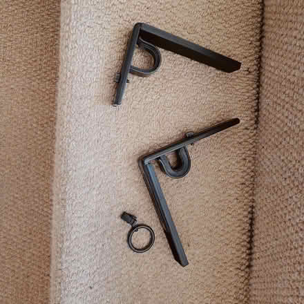 Photo of free Black metal curtain rod (East Finchley N2) #1