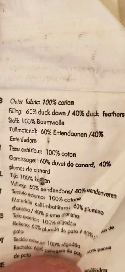 Photo of free Single Duck feather Duvet IKEA (Warlingham CR6) #4