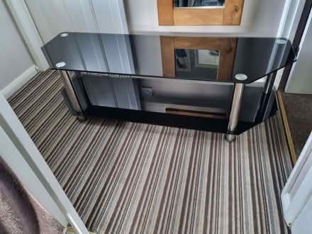 Photo of free Glass TV Stand (Whitehill GU35) #1