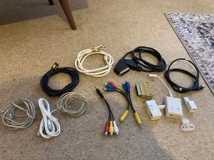 Photo of free Various cables for TV Ethernet cables etc (South Cliff YO11) #1