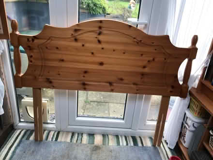Photo of free Pine headboard (Monks Hill CR2) #4