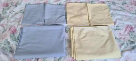 Photo of free Double sheets with pillowcases (Beckenham BR3) #1