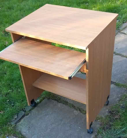 Photo of free Small desk with keyboard shelf (S. Dorking RH5) #1