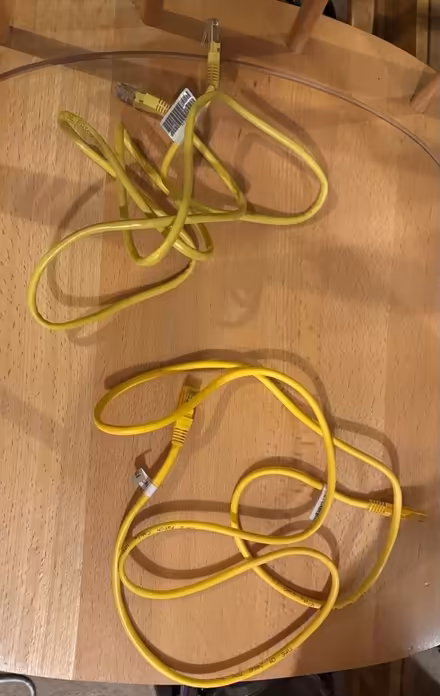 Photo of free 3 x Ethernet Network Cables (Lemsford AL8) #1