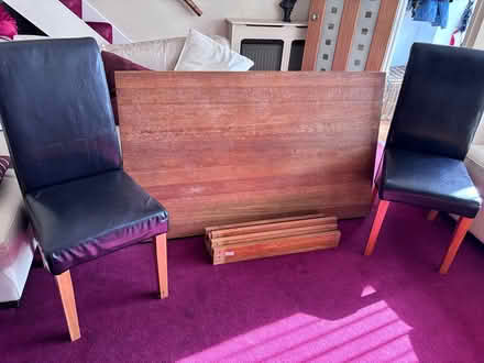 Photo of free Dining table and chairs (Hatt) #1