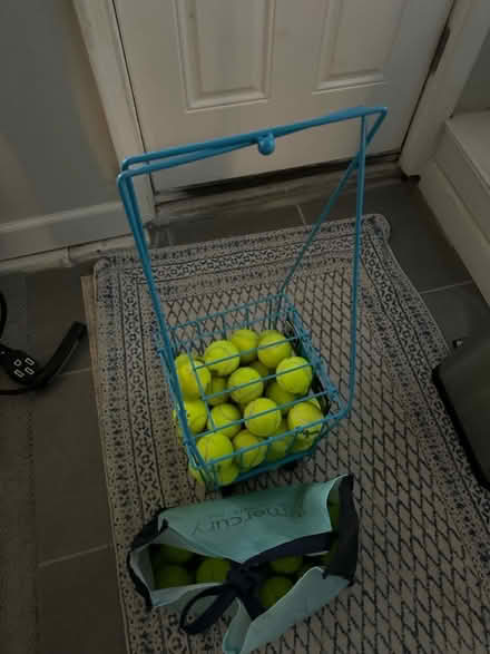 Photo of free Tennis caddy with extra balls (Bloomingdale) #1