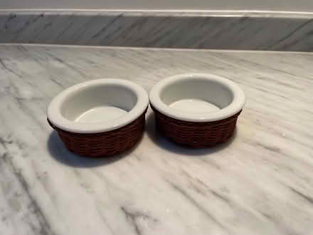 Photo of free Little ramakins with basket detail (G61) #1