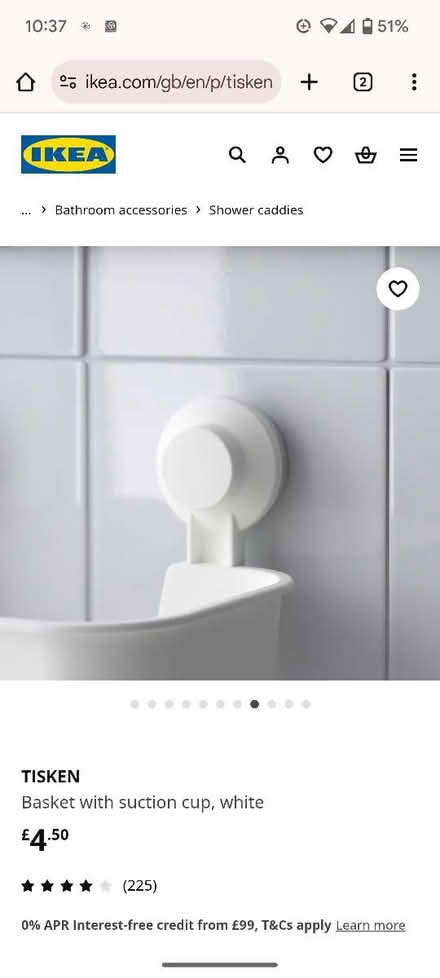Photo of free Ikea suction shelves x3 (SE2) #2