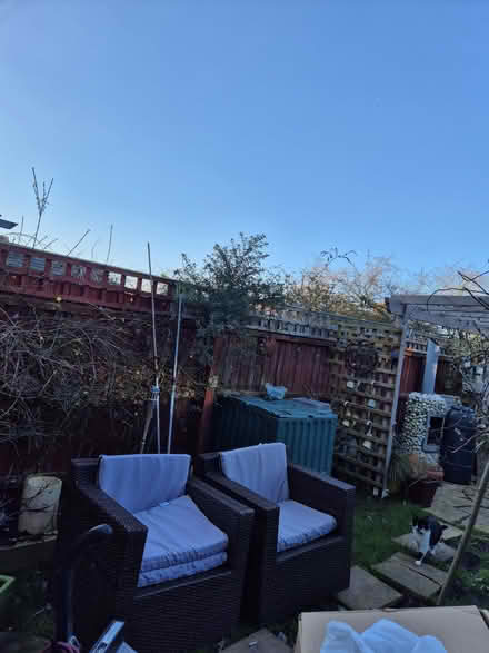 Photo of free 2 garden chairs (Rm3 0gd) #1