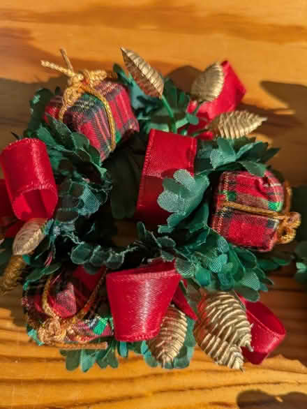 Photo of free 6 x Christmas candle wreaths (Seaford BN25) #4