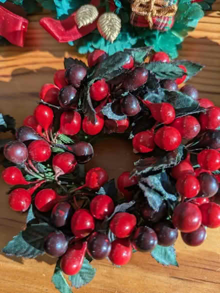 Photo of free 6 x Christmas candle wreaths (Seaford BN25) #3