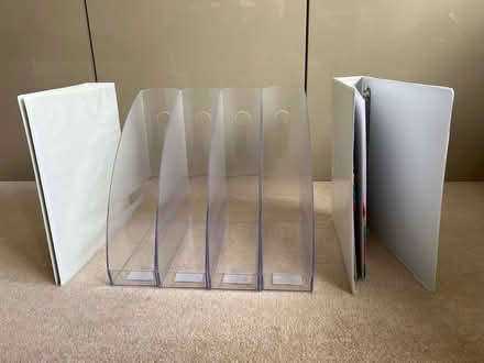Photo of free A4 4 ring binders and magazine file holders (Morley Green SK9) #1