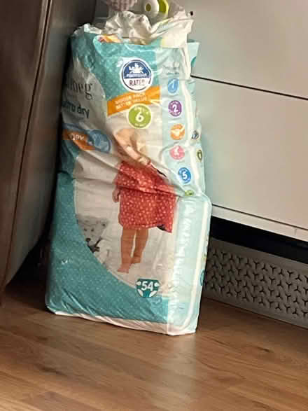 Photo of free Almost fully size 6 nappies (Chatham) #1