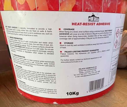 Photo of free Tile adhesive (Upper Radley OX14) #2