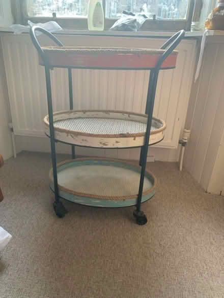 Photo of free Raffia and metal trolley (Morningside/Comiston EH10) #1