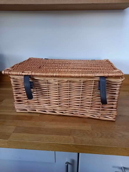 Photo of free Wicker hamper (Woodmancote GL11) #1