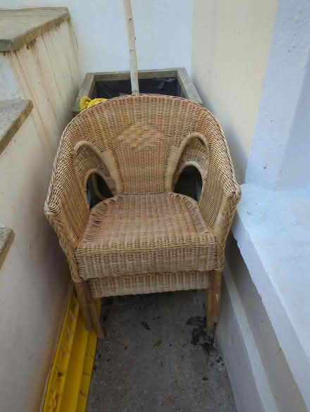 Photo of free Pair of wicker chairs (SE23) #1