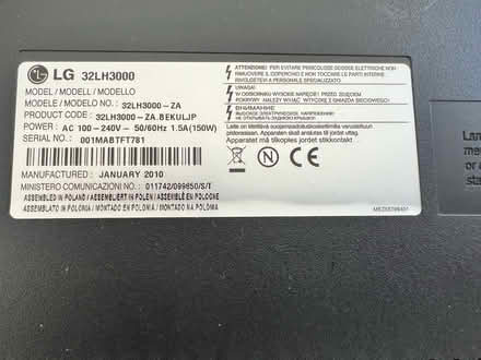 Photo of free 32” LG TV. Non WIFI (Tetbury GL8) #3
