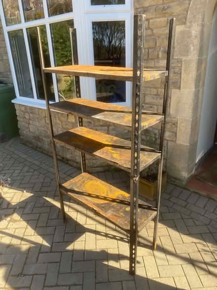 Photo of free Metal shelf unit (Batheaston) #1