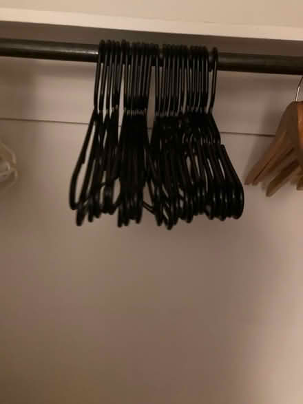 Photo of free Assorted plastic hangers (Arlington Center) #2