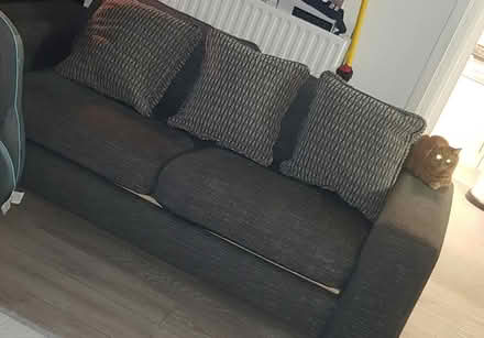 Photo of free Dark grey sofa (Dukinfield) #1