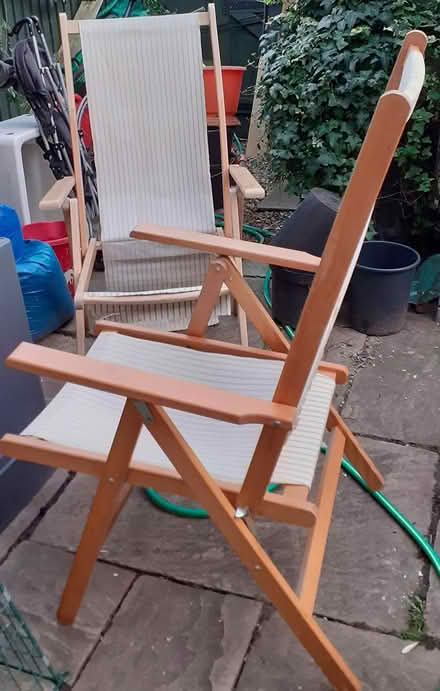 Photo of free Two old deckchairs (Northfields, Ealing W5) #2