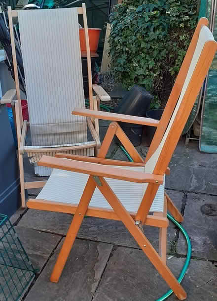 Photo of free Two old deckchairs (Northfields, Ealing W5) #3