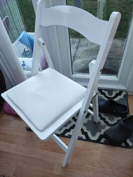 Photo of free Small white chair (Danderhall) #1