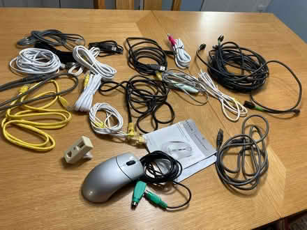 Photo of free Job lot,over 20 various cables/connectors,TV/computer/phone? (Calthwaite CA11) #1