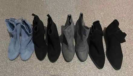 Photo of free 4 pairs of size 6 ladies boots (Long Hanborough OX29) #1
