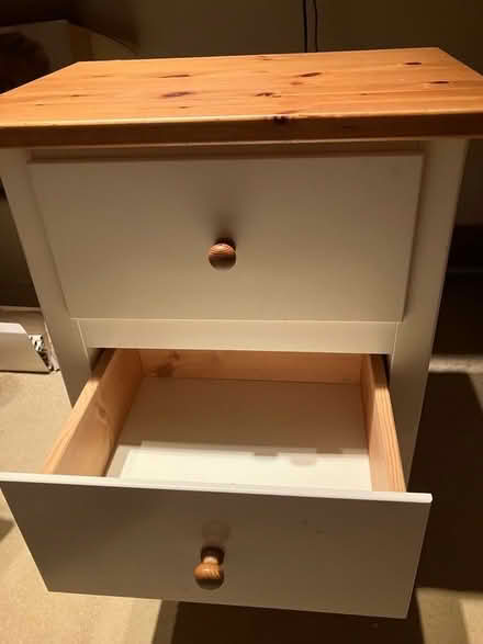 Photo of free Small two drawer , 65x49x36 (St John's TN13) #1