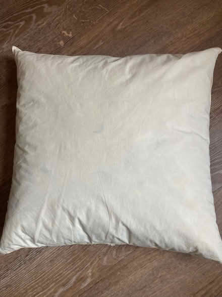 Photo of free 50cm cushion - no cover - probably feather (Silverdale LA5) #1