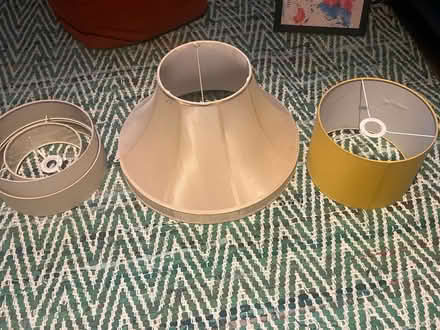 Photo of free 3 x lampshades (Catford SE6) #1