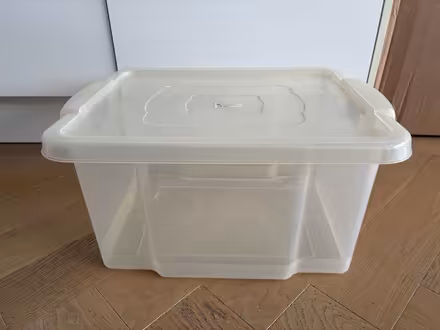 Photo of free Transparent plastic storage box (W4) #1