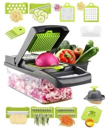 Photo of free 15-in-1 Multifunctional Vegetable Chopper & Mandoline Slicer (Warden Hill GL51) #1