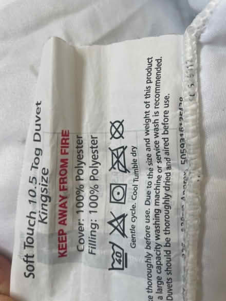 Photo of free King size duvet (PO6) #1