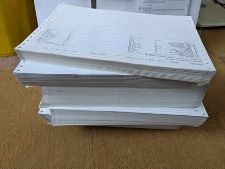 Photo of free Fan fold/tractor feed/scrap paper (Allestree DE22) #1