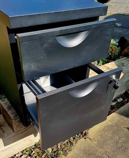 Photo of free 2 Drawer File cabinet. Lockable (Uckfield, Ringles Cross TN22) #1