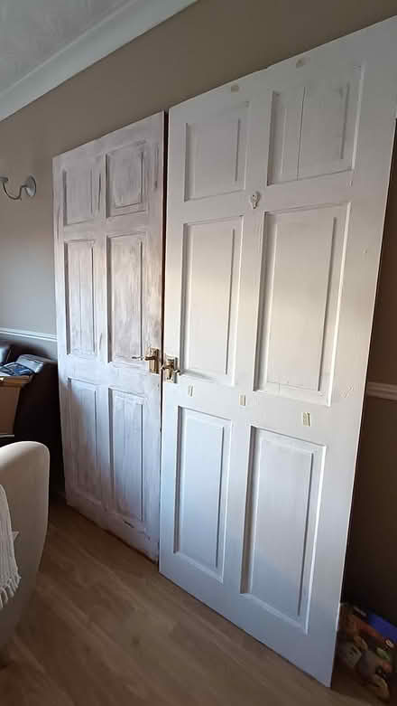 Photo of free 2 Solid Wood Doors (Cwmbran) #1