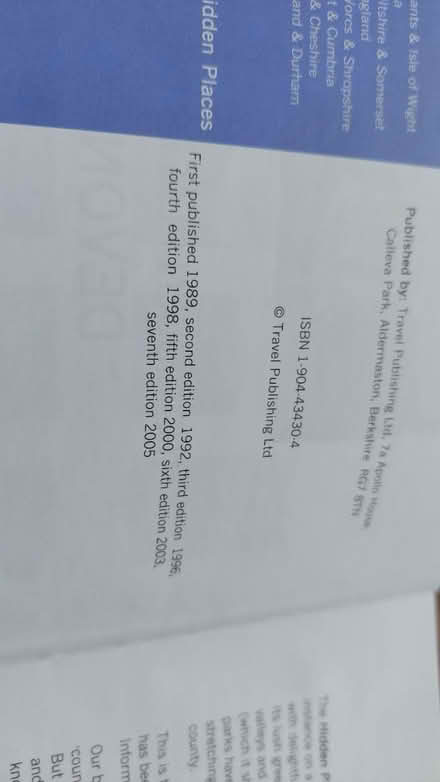 Photo of free The Hidden Places of Devon book (North Abingdon OX14) #2