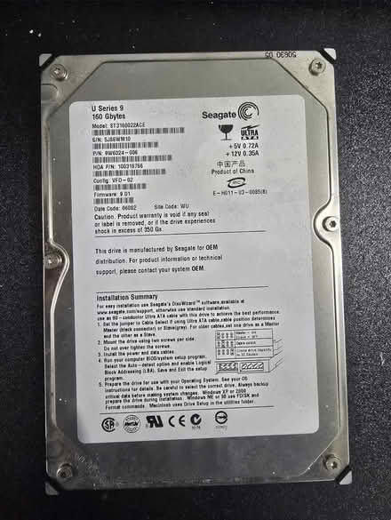 Photo of free 160gb hhd (Enfield EN3) #1