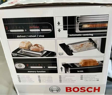 Photo of free Bosch 2 slice toaster (unused) (Stevenage SG1) #1