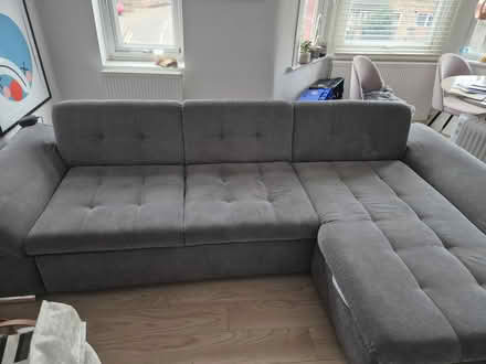 Photo of free Large L shape sofa bed (E130bg) #1
