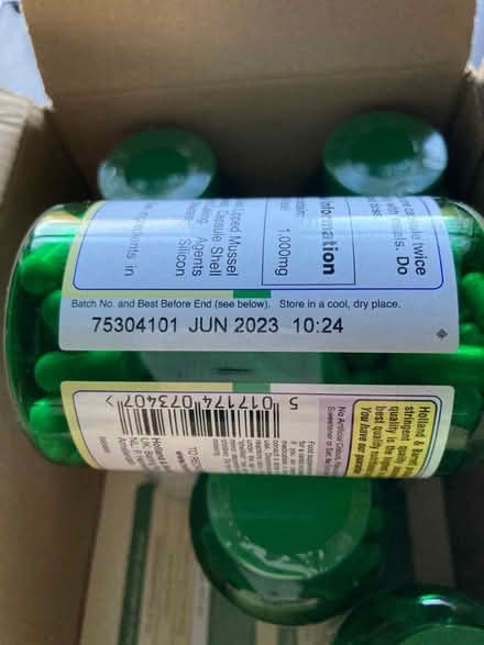 Photo of free Green lipped mussel extract supplements ( expired date) (Leckhampton GL53) #3