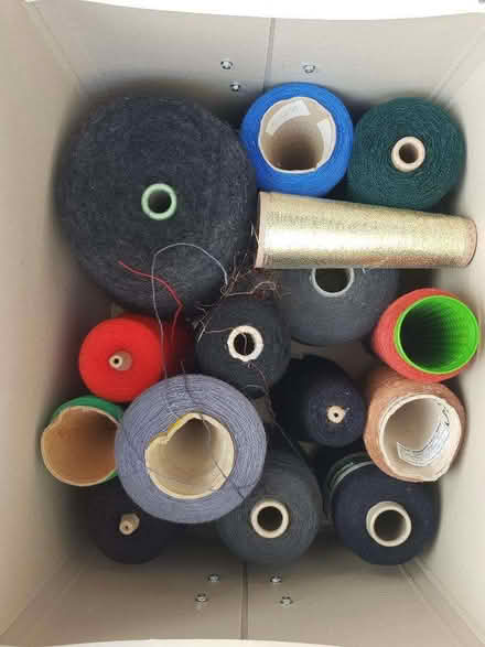 Photo of free 2 boxes of coned yarn - various (Avonmouth BS11) #2