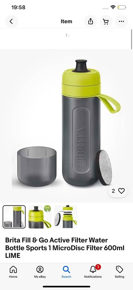 Photo of 1 litre Brita filter water bottle (Birstwith) #1