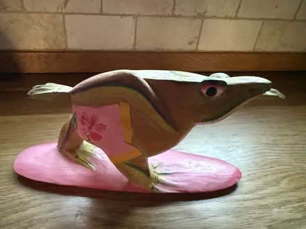 Photo of free Wooden frog (Sharnbrook) #3