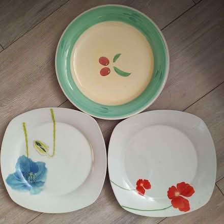 Photo of free 3 odd Plates and a Colander (Bedfont TW13) #1