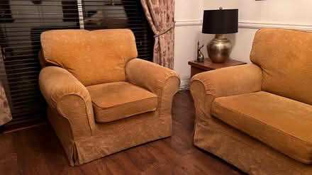 Photo of free Three seater seater & one arm chair (Llangollen Chester) #3