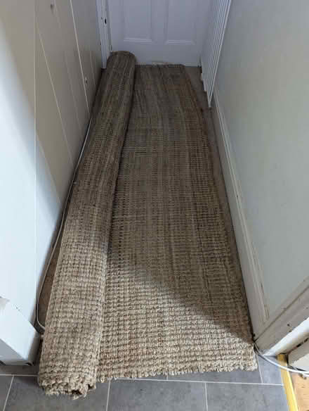 Photo of free Natural material (jute) rug (Rodborough GL5) #1